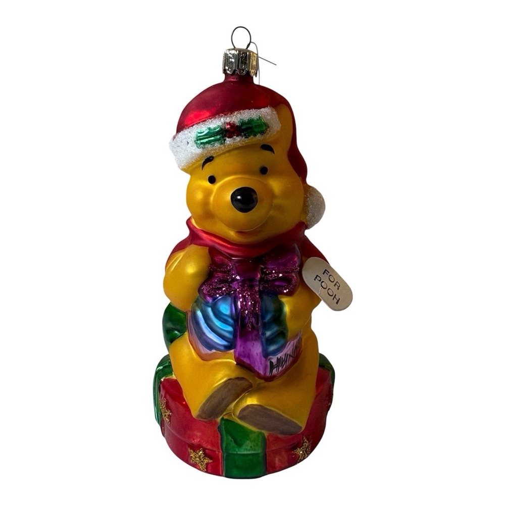 Walt Disney Winnie The Pooh European Style Blown Glass Ornament